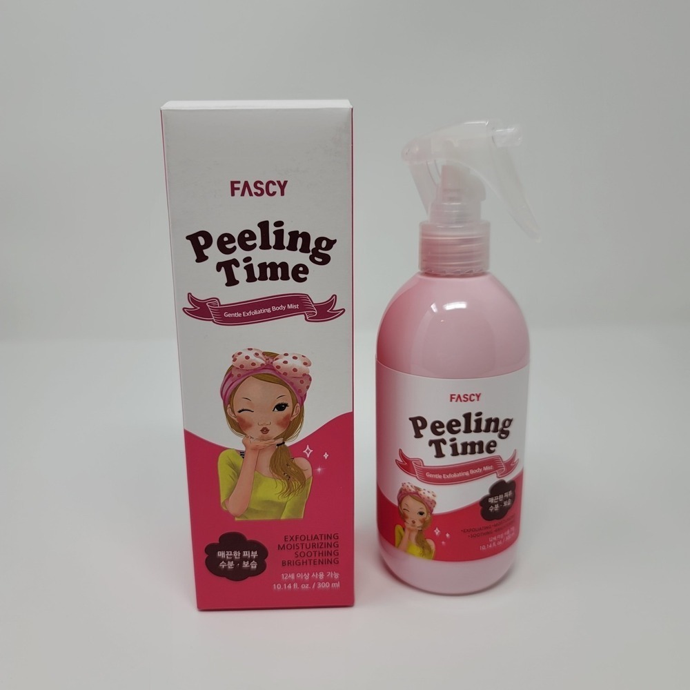 K Beauty Fascy Peeling Time Gentle Exfoliating Body Mist Spray 10.14 Oz New‎